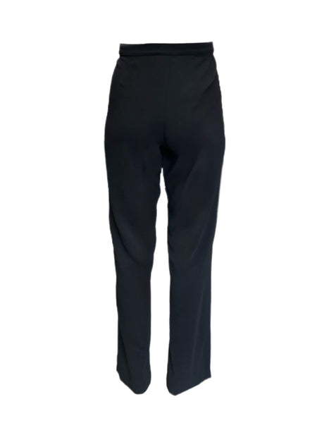 Marina Rinaldi Women's Black Riflesso Straight Leg Pants NWT