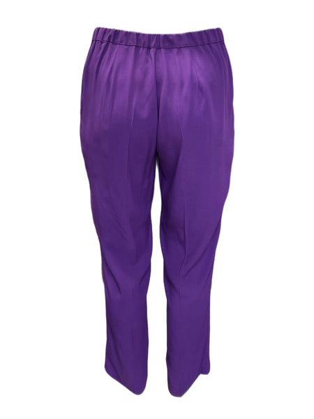 Marina Rinaldi Women's Purple Rima Skinny Pants NWT