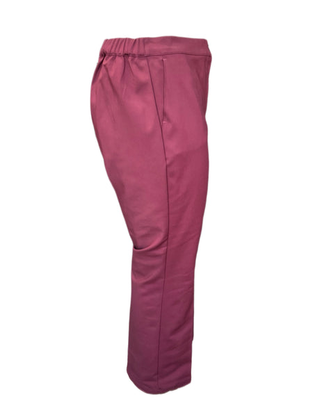 Marina Rinaldi Women's Burgundy Rio Skinny Pants NWT