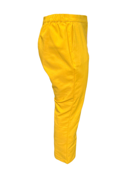 Marina Rinaldi Women's Yellow Rio Skinny Pants NWT