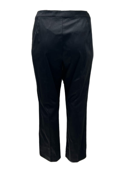 Marina Rinaldi Women's Black Riolo Straight Leg Pants NWT