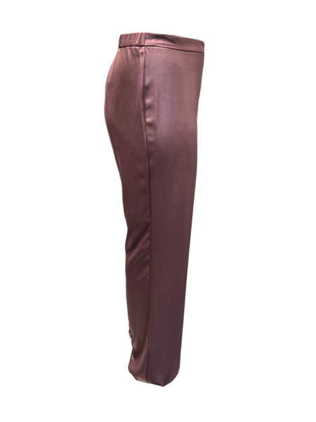 Marina Rinaldi Women's Bronze Ripa Straight Pants NWT