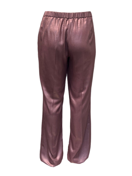 Marina Rinaldi Women's Bronze Ripa Straight Pants NWT