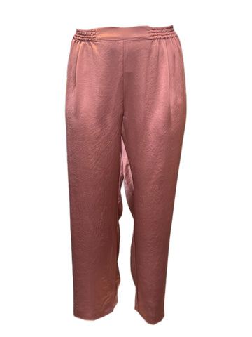 Marina Rinaldi Women's Pink Riso Straight Pants NWT