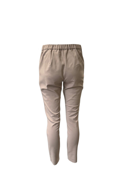 Marina Rinaldi Women's Beige Roberta Straight Leg Pants NWT