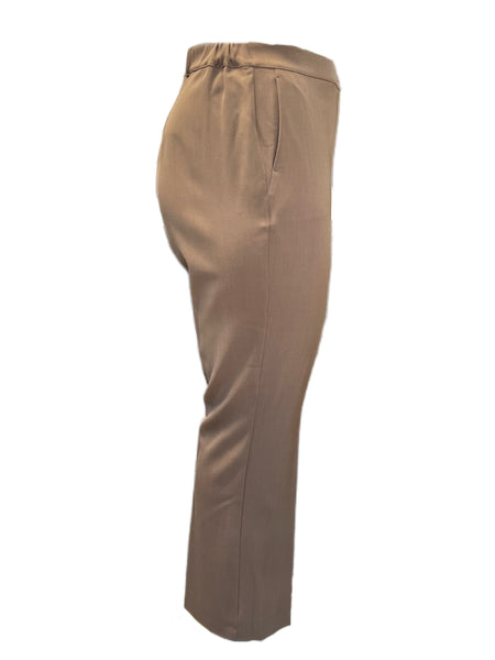 Marina Rinaldi Women's Brown Robin Straight Pants Size 16W/25 NWT