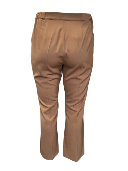 Marina Rinaldi Women's Brown Robin Straight Leg Pants NWT