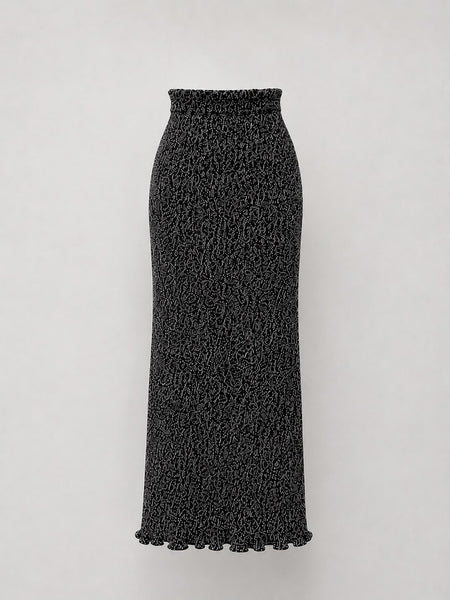 Max Mara Women's Black Rodano Pullover Staight Skirt NWT