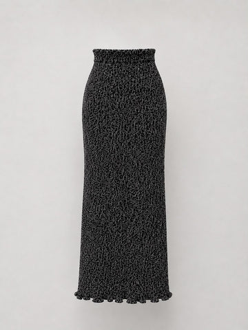 Max Mara Women's Black Rodano Pullover Staight Skirt NWT