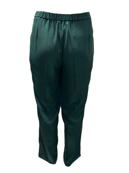 Marina Rinaldi Women's Green Roma Straight Leg Pants NWT