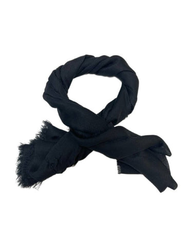 Max Mara Women's Black Rondine 76"x26" Scarf One Size NWT