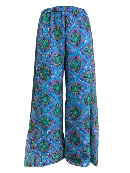Marina Rinaldi Women's Blue Rondine Straight Leg Pants NWT