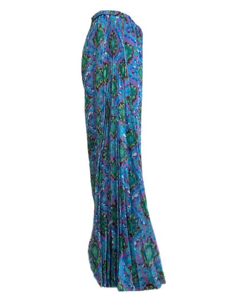 Marina Rinaldi Women's Blue Rondine Straight Leg Pants NWT