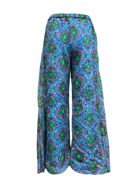 Marina Rinaldi Women's Blue Rondine Straight Leg Pants NWT