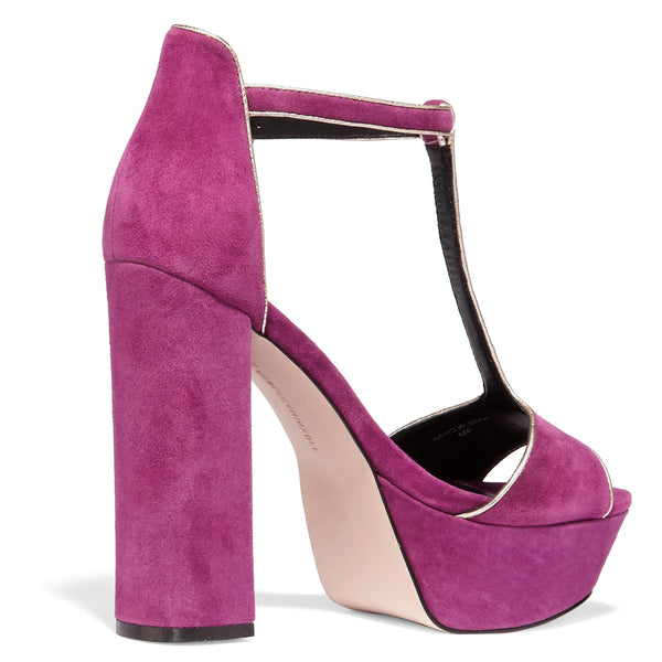 REBECCA MINKOFF Women's Rosa T-Strap Platform Sandals $250 NIB