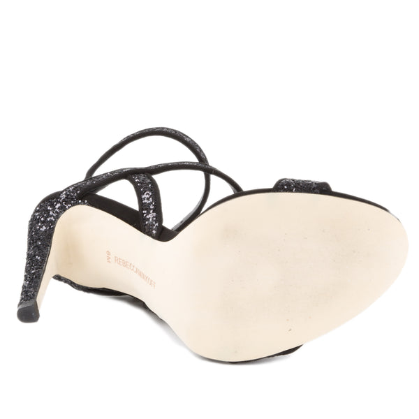 Rebecca Minkoff Women's Rosalie Bind Suede Ankle Strap Sandals