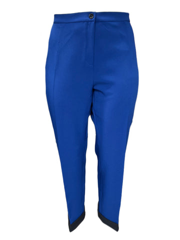 Marina Rinaldi Women's Blue Round Skinny Pants NWT