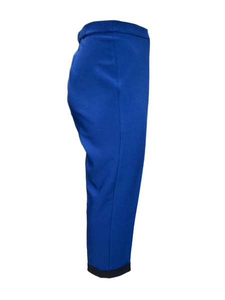 Marina Rinaldi Women's Blue Round Skinny Pants NWT