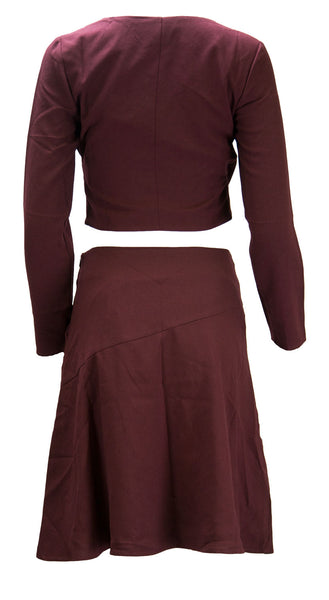 ALICE'S PIG Women's Burgundy Ruby's Red 2 Piece Set AP073 NWT