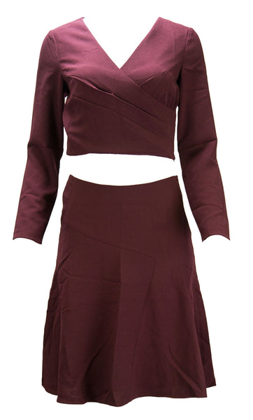 ALICE'S PIG Women's Burgundy Ruby's Red 2 Piece Set AP073 NWT