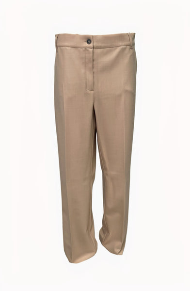 Marina Rinaldi Women's Beige Rumore Straight Leg Pants NWT