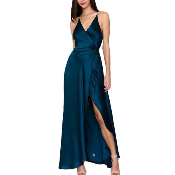 YUMI KIM Women's Antique Blue Rush Hour Maxi Dress #DR1478 NWT