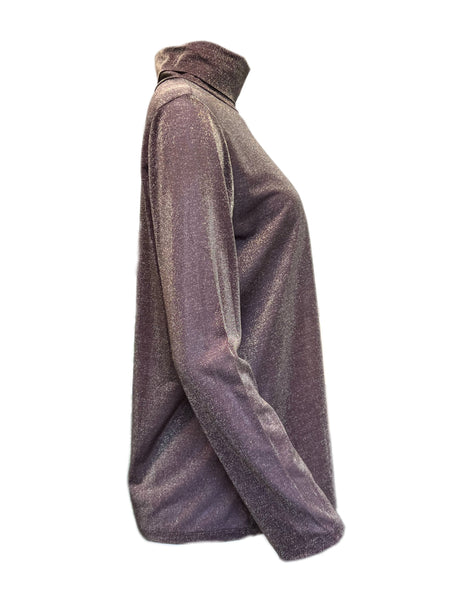 Marina Rinaldi Women's Purple Russia Pullover Shirt Size M NWT