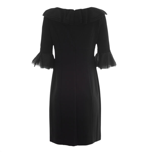 NUE by Shani Women's Ruffled 3/4 Sleeve Sheath Dress S238 $320 NEW