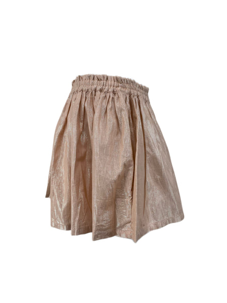 SUZIE KONDI Women's Salmon Play Lurex Shorts #3008 NWT