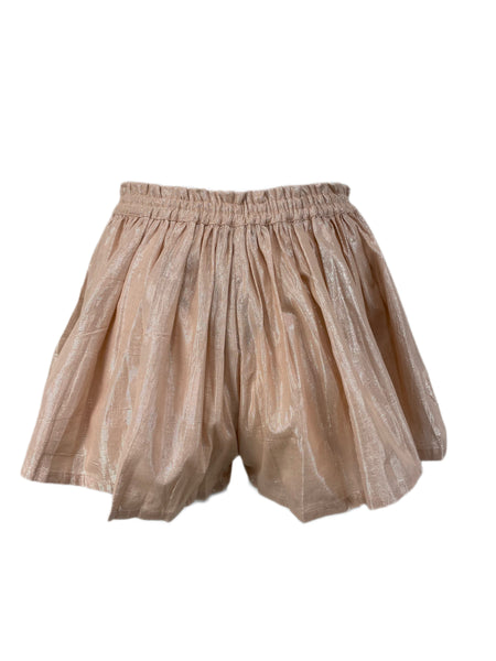 SUZIE KONDI Women's Salmon Play Lurex Shorts #3008 NWT