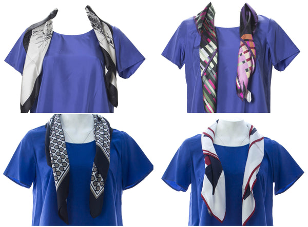 MARINA RINALDI Women's Samoa Printed Square Scarf $315 NWT