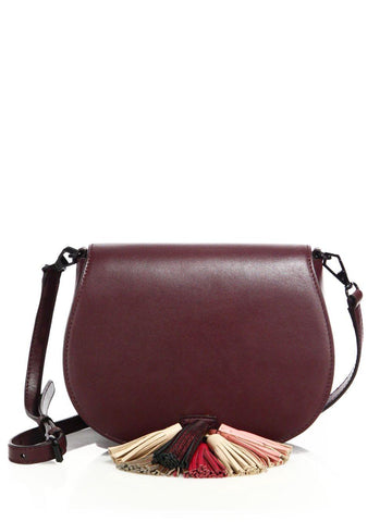 REBECCA MINKOFF Dark Cherry Multi Sofia Flap Crossbody Bag $275 NEW