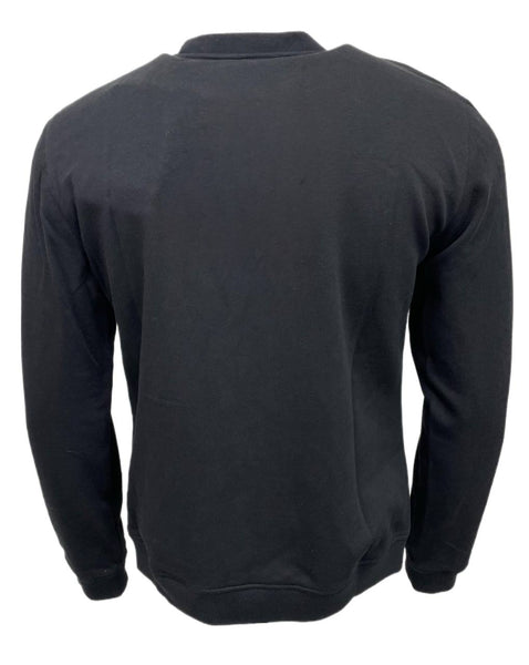 BLK DNM Men's Black Leather Sweatshirt 20 NWT