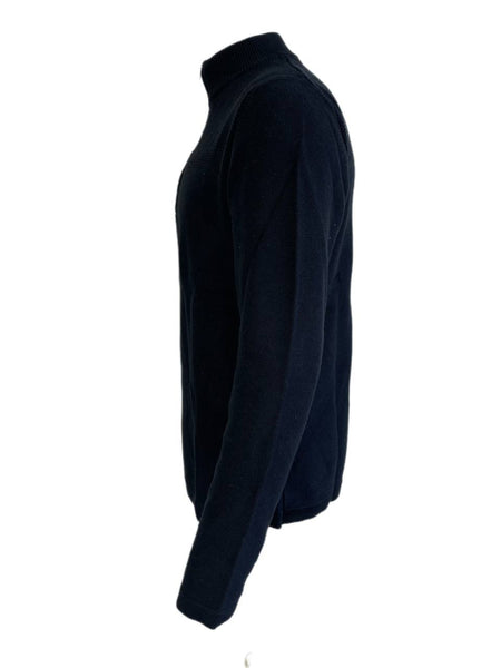 Flag & Anthem Men's Black 1/4 Zip Pullover Sweater NWT