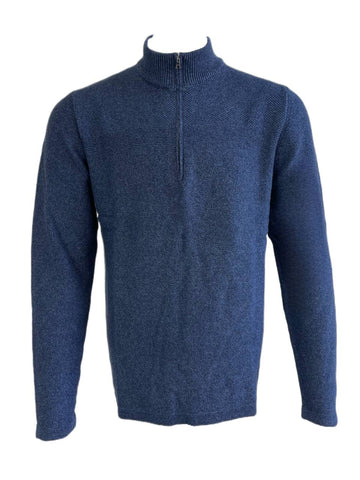 Flag & Anthem Men's Navy 1/4 Zip Pullover Sweater NWT