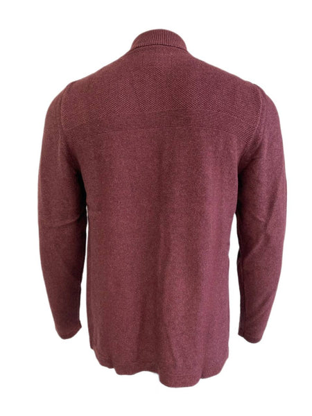 Flag & Anthem Men's Maroon 1/4 Zip Pullover Sweater NWT