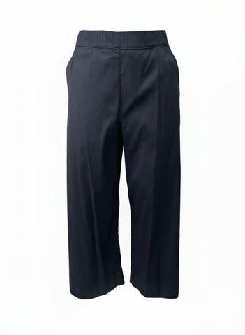 Max Mara Women's Black Sala Straight Leg High Rise Pants NWT