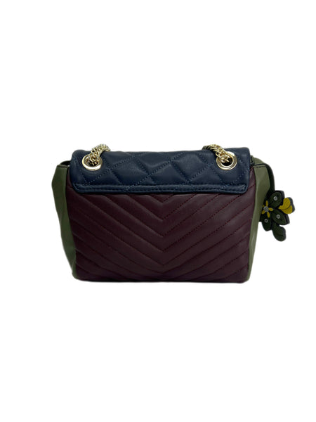 Marina Rinaldi Women's Green Salice Faux Leather Shoulder Bag One Size NWT