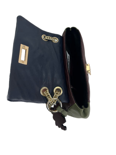 Marina Rinaldi Women's Green Salice Faux Leather Shoulder Bag One Size NWT