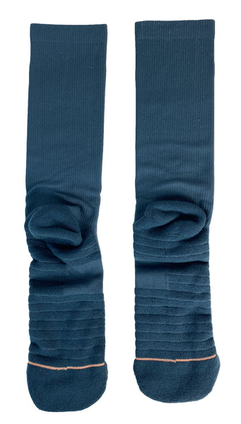 KITH X STANCE Men's Navy Salmon Toe Legends Day Athletic Crew Socks Size Large