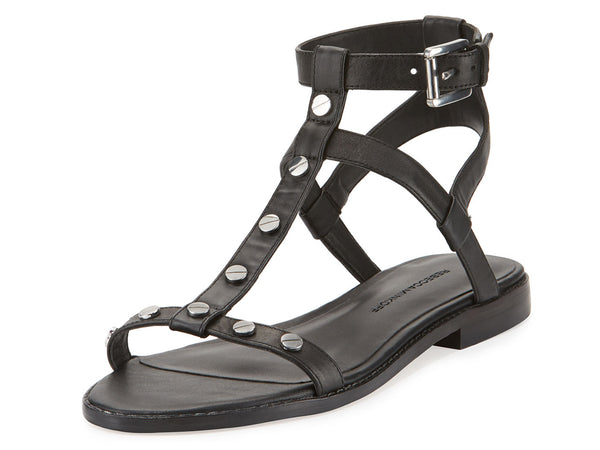 REBECCA MINKOFF Women's Sandy Leather Studded Sandals $125 NIB