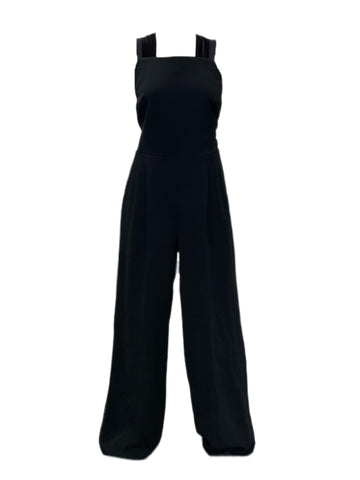 Max Mara Women's Nero Sapone Welt Pockets Jumpsuit Size 8 NWT