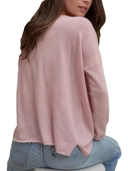 ROBERTA ROLLER RABBIT Women's Rose Sarat Cashmere Sweater Sz S $225 NEW