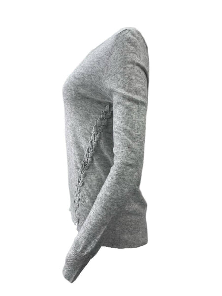 LOST IN LUNAR Women's Grey Saskia Knit Sweater Size US 4 NWT