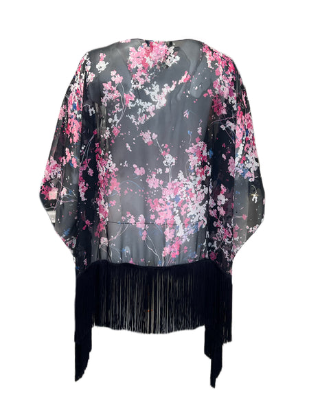 Marina Rinaldi Women's Black Scrigno Pullover Blouse Size OS NWT