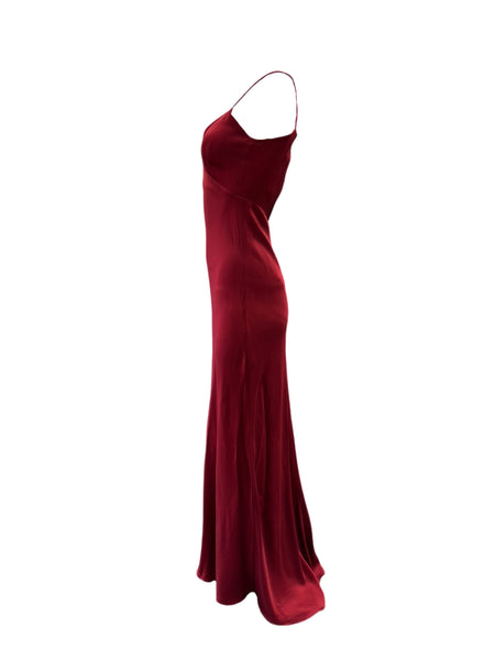 Max Mara Women's Red Selce Maxi Dress Size 8 NWT