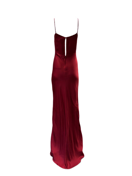 Max Mara Women's Red Selce Maxi Dress Size 8 NWT