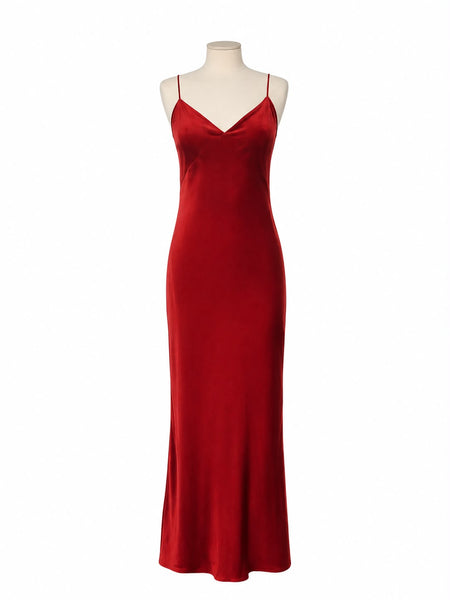 Max Mara Women's Red Selce Maxi Dress Size 8 NWT