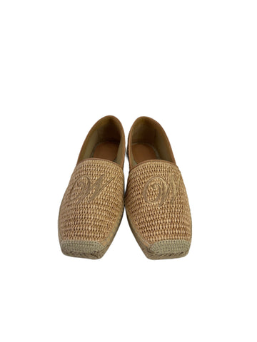 Max Mara Women's Beige Sella Square Toe Shoes Size 7 NWB