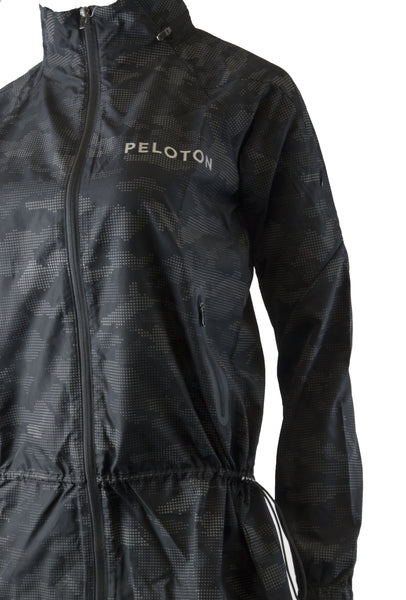 SHAPE ACTIVEWEAR Women's Black Reflective Camo Protech Jacket Size M $88 NWT